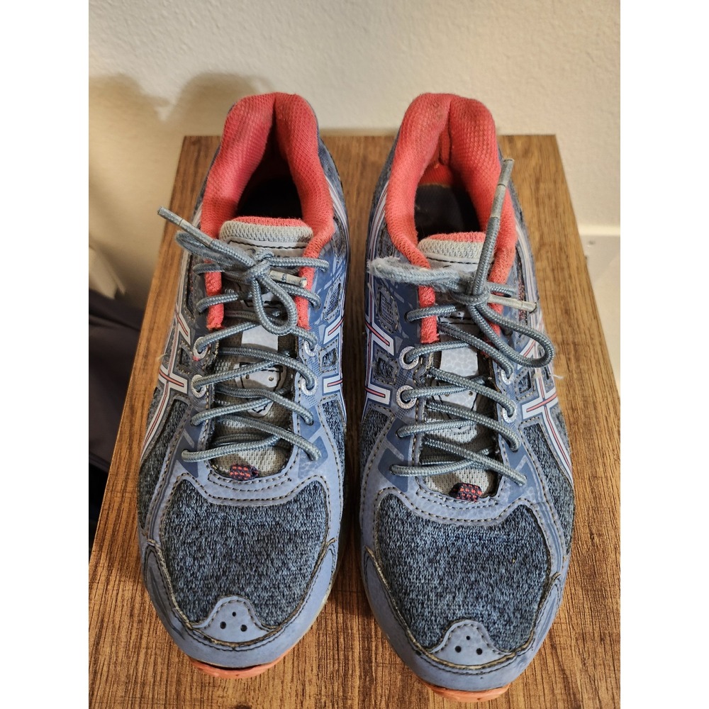 Asics Gel Venture 6 Trail Running Shoes Gray Pink Womens 8.5 Sneakers